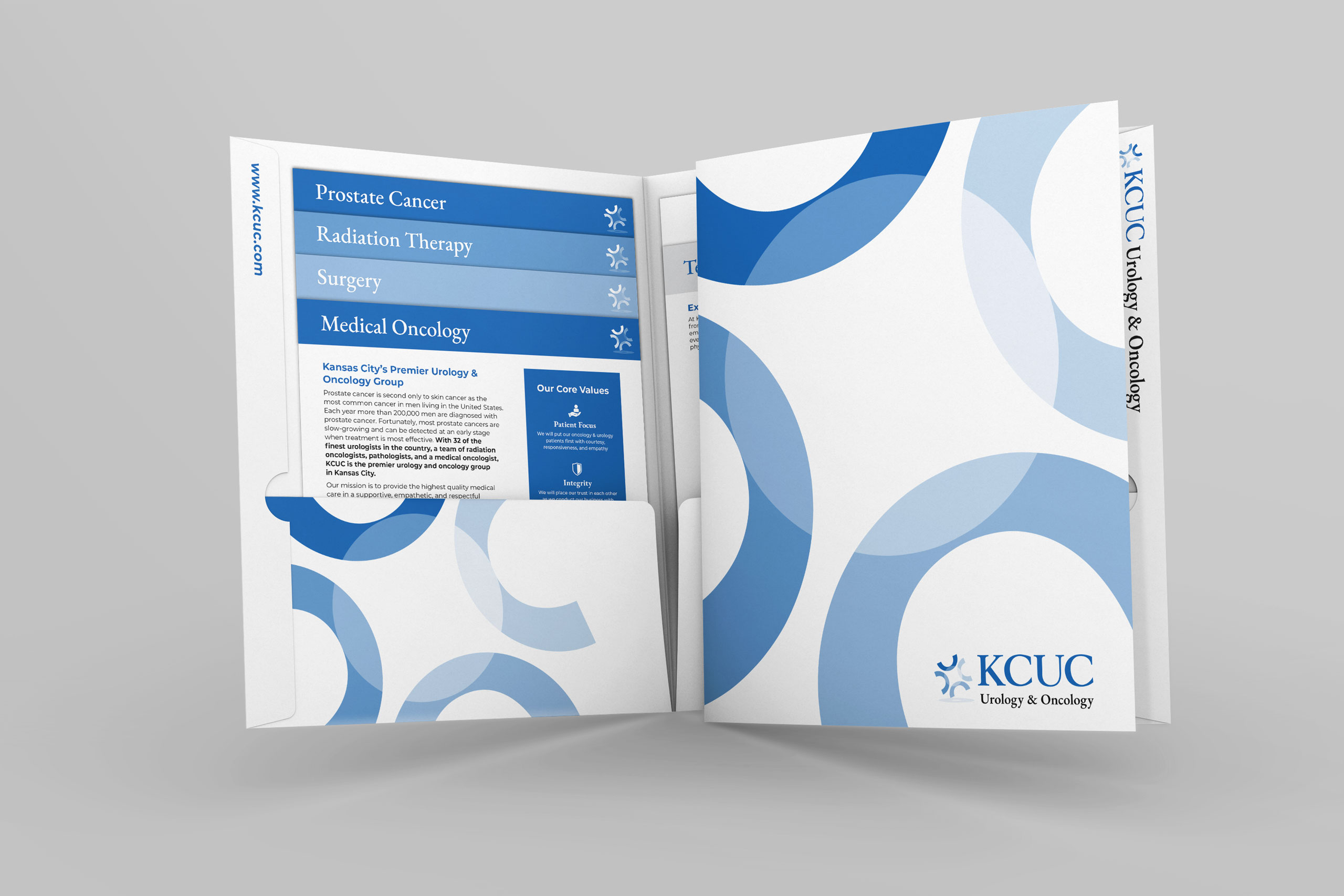 KCUC folder for different types of treatments
