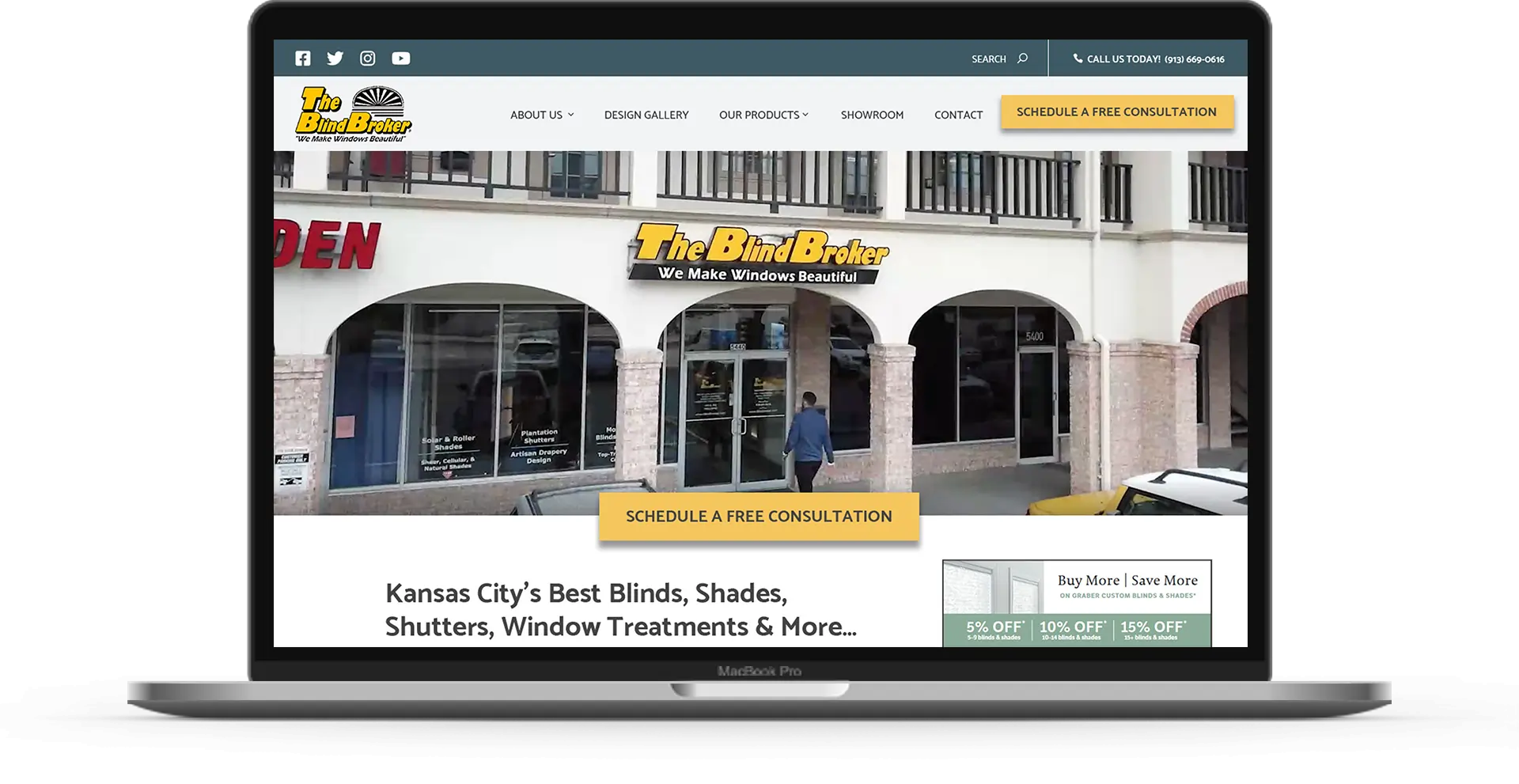 Blind-Broker-laptop-after Laptop view of The BlindBroker's website