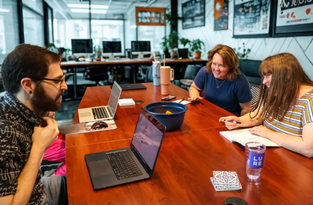 Lure Creative Digital Marketing Meeting