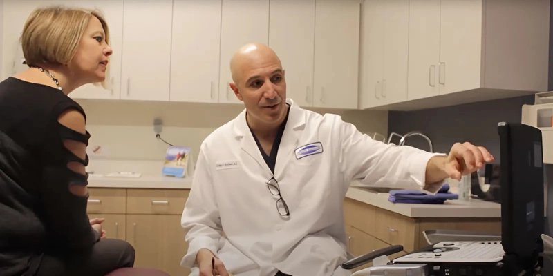 Lure-Creative-health-wellness-marketing Doctor informing patient about results