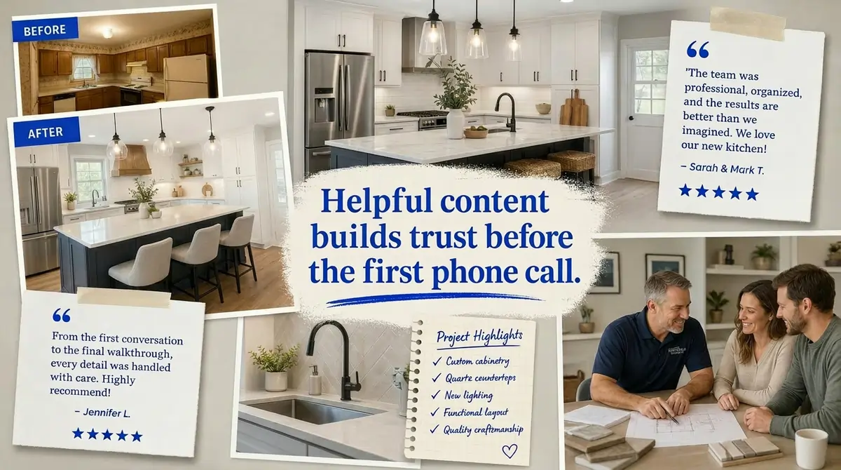 helpful content for home remodeling AI SEO, Lure Creative Digital Marketing
