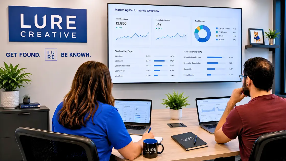 Lure Creative Digital Marketing Performance Overview