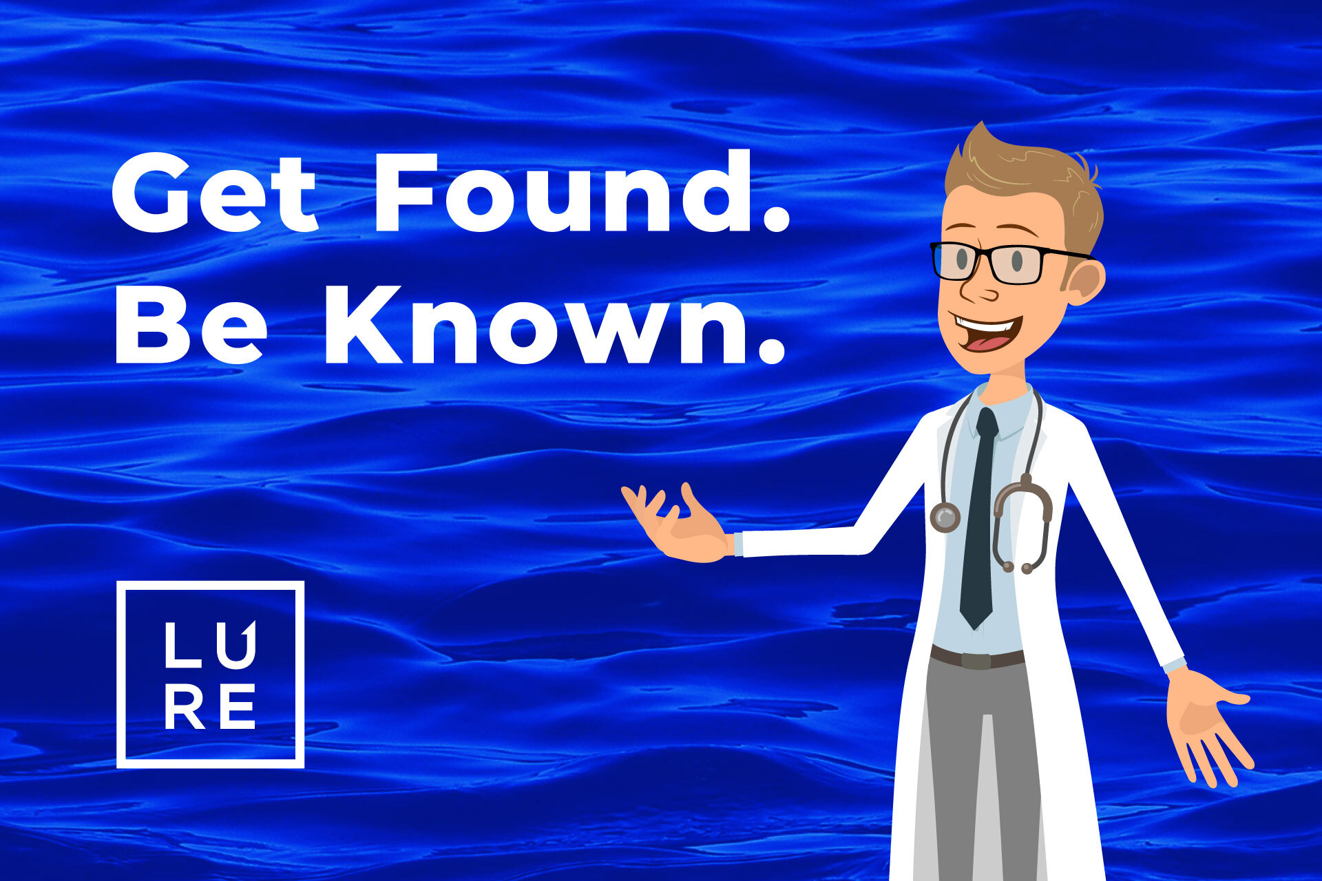 Get Found. Be Known Slogan
